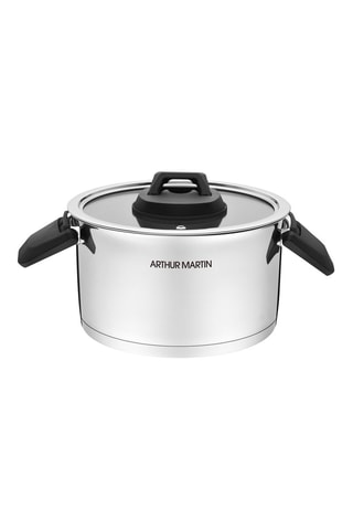 3 Roestvrijstalen Kookpotten - 16/ 20/ 24 cm