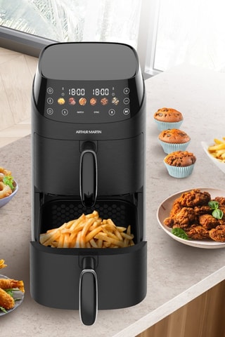 Airfryer Zonder Olie - 2 x 2,5 l - 2 x 1000 W