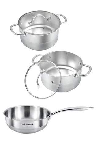 Roestvrijstalen Kookpot - 32 cm en Roestvrijstalen 18/10 Hapjespan - 20 cm