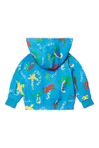 Windjack met Capuchon - Blauw