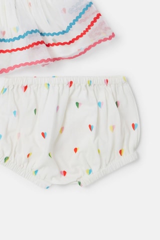 Vestido e bloomer - Branco