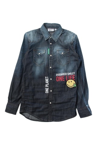 Jeansoverhemd - Blauw