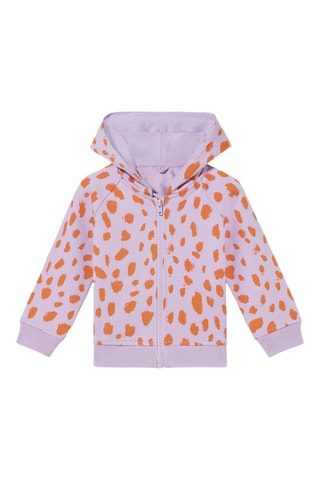 Sweat de capuz e orelhas - Vermelho e rosa