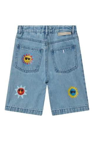 Spijkershort - Lichtblauw