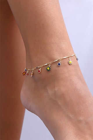 Enkelbandje - Verguld Messing