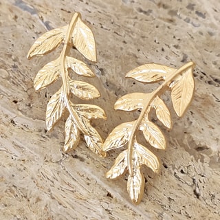 Oorbellen - Messing Doublé Goud