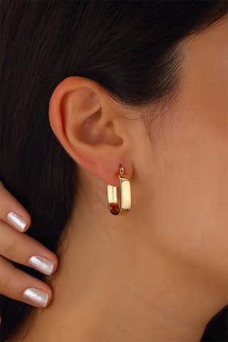 Creolen - Verguld Messing