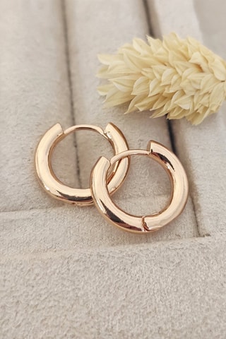 Creolen -  Verguld Messing