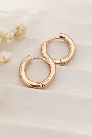 Creolen -  Verguld Messing