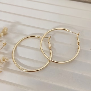 Oorbellen - Messing Doublé Goud