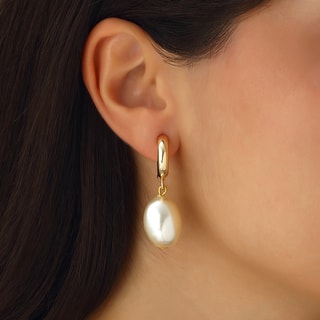 Oorbellen - Messing Doublé Goud