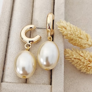 Oorbellen - Messing Doublé Goud