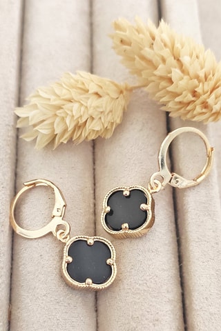 Oorbellen - Verguld Messing - Parelmoer