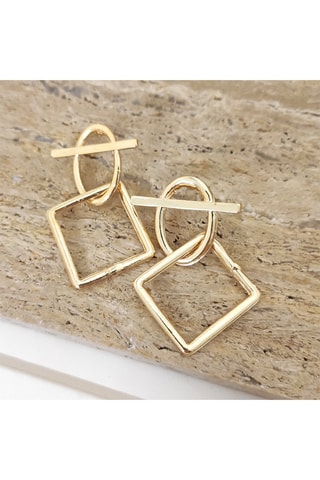 Oorbellen - Verguld Messing