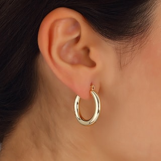 Oorbellen - Messing Doublé Goud