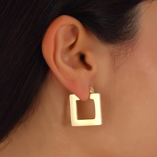 Oorbellen - Messing Doublé Goud