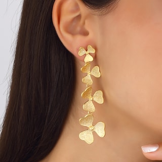 Oorbellen - Messing Doublé Goud