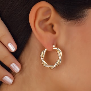 Oorbellen - Messing Doublé Goud