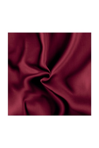 Federa cuscino alla francese in raso di cotone  - Bordeaux