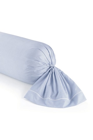 Taie de traversin en satin de coton 79 fils/cm² - Blanc