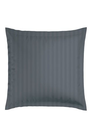 2 fundas de almohada de satén de algodón 80 hilos/cm² - Gris oscuro