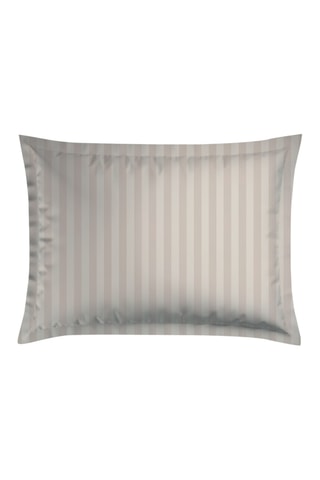 2 fundas de almohada de satén de algodón 80 hilos/cm² - Topo - 50 x 70 cm