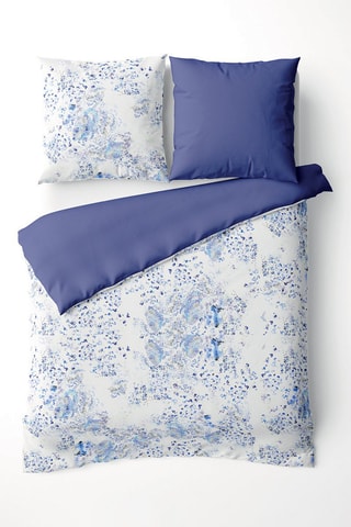 Parure de couette en percale de coton 79 fils/cm² - Blanc