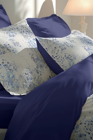 Parure de couette en percale de coton 79 fils/cm² - Blanc