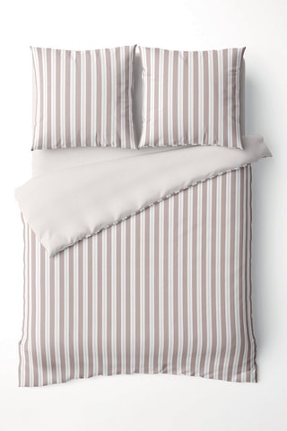 Parure de couette en satin de coton 79 fils/cm² - Vieux rose