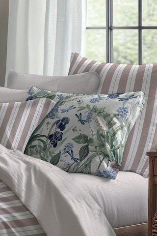 Parure de couette en satin de coton 79 fils/cm² - Vieux rose