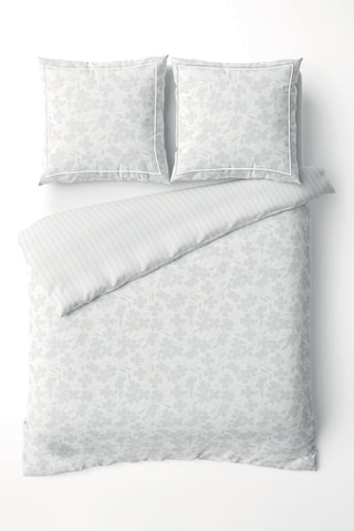 Parure de couette en satin de coton 79 fils/cm² - Blanc 