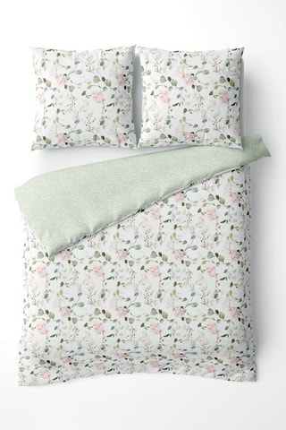 Parure de couette en satin de coton 79 fils/cm² - Blanc