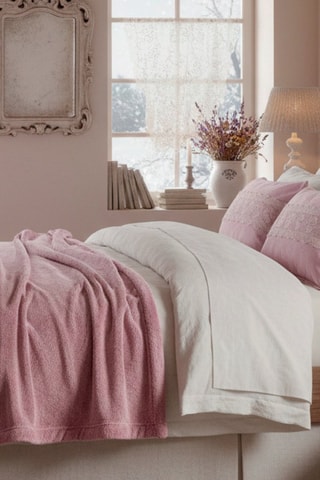 Plaid polaire - Rose - 130 x 170 cm