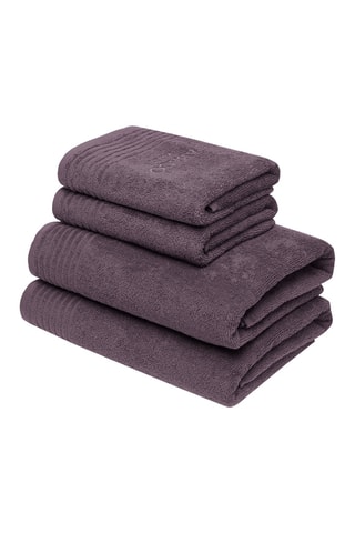 4 toallas Ecume - Malva