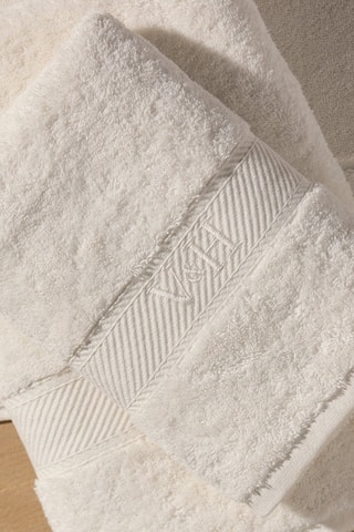 4 toallas de tocador Nuage - Marfil -  30 x 30 cm 