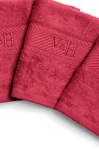 4 serviettes invité  Nuage - Rose -  30 x 30 cm 