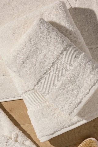 2 toallas de mano Nuage - Lila - 50 x 100 cm