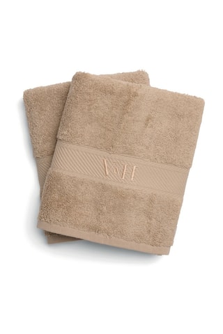 2 toallas de mano Nuage - Topo - 50 x 100 cm