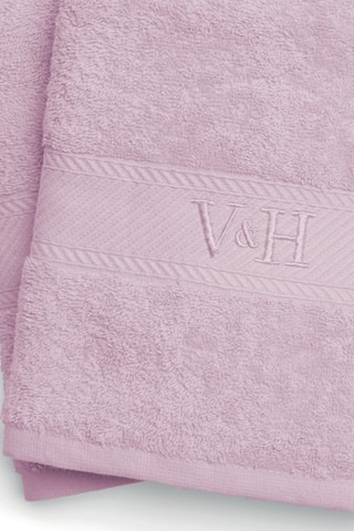 2 toallas de baño Nuage - Lila - 70 x 140 cm