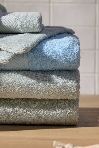 2 toallas de baño Nuage - Azul ­- 70 x 140 cm