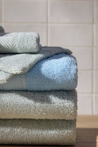 2 draps de douche Nuage - Sable - 70 x 140 cm