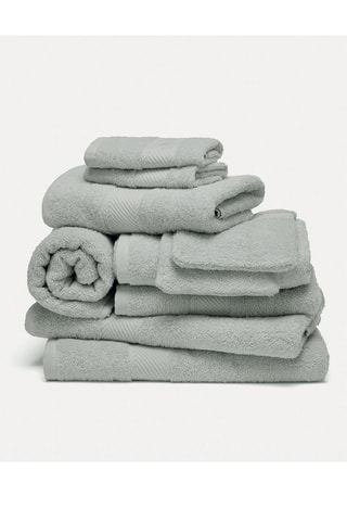 Ensemble de 10 serviettes de toilette  Nuage - Menthe