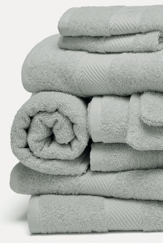 Ensemble de 10 serviettes de toilette  Nuage - Menthe