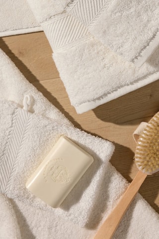 2 manoplas de baño Nuage - Blanco