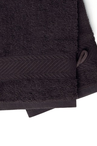 2 manoplas de baño Nuage - Gris oscuro