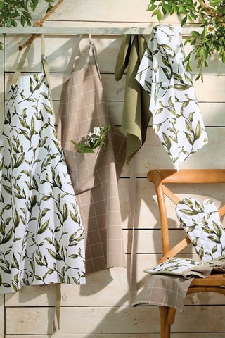 Ensemble de cuisine - Taupe et blanc