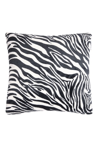 Coussins Wild stripe - Noir et blanc - 45 x 45 cm