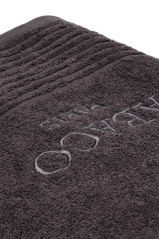 2 toallas de ducha Ecume - Gris oscuro - 70 x 140 cm