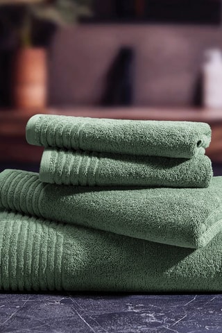 2 toallas de ducha Ecume - Verde claro - 70 x 140 cm