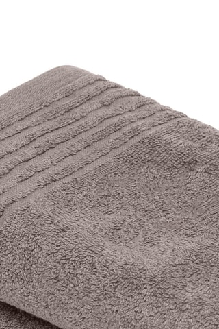 2 serviettes invités Ecume - Marron - 45 x 45 cm